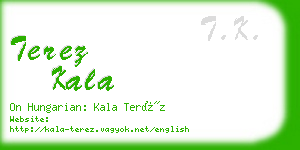 terez kala business card